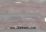 CRQ165 15.5 inches 12*16mm faceted rectangle natural rose quartz beads