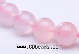 CRQ17 15.5 inches 12mm round natural rose quartz beads Wholesale