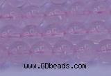 CRQ202 15.5 inches 8mm round Mozambique rose quartz beads