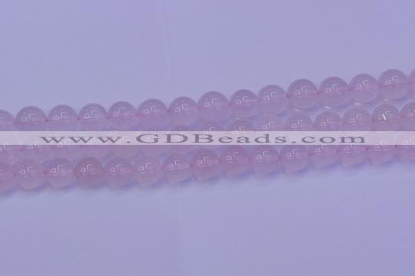 CRQ204 15.5 inches 12mm round Mozambique rose quartz beads