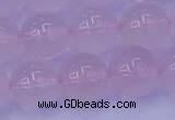 CRQ205 15.5 inches 14mm round Mozambique rose quartz beads