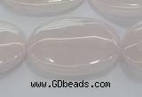 CRQ236 15.5 inches 18*25mm oval rose quartz beads wholesale