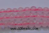 CRQ250 15.5 inches 4mm round rose quartz beads Wholesale