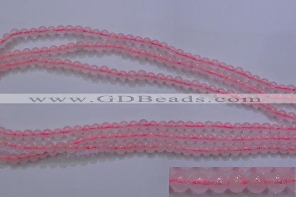 CRQ250 15.5 inches 4mm round rose quartz beads Wholesale