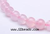 CRQ26 15.5 inches 6mm round natural rose quartz beads Wholesale