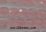 CRQ365 15.5 inches 8*8mm faceted square rose quartz beads