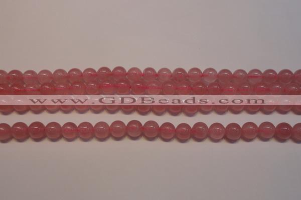 CRQ451 15.5 inche 6mm round A grade Madagascar rose quartz beads