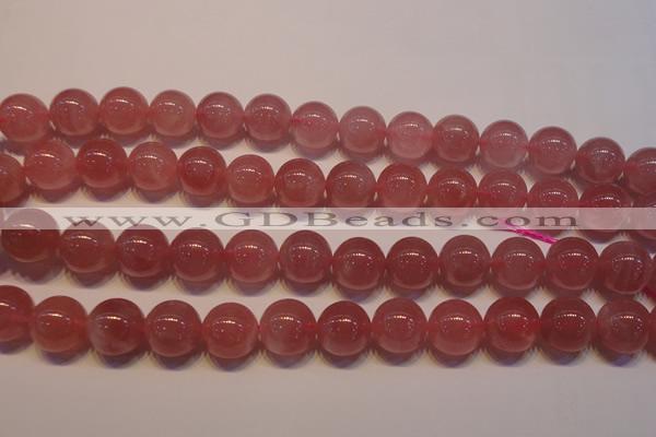 CRQ454 15.5 inche 12mm round A grade Madagascar rose quartz beads