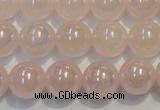 CRQ504 15.5 inches 12mm round AB-color rose quartz beads