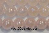 CRQ505 15.5 inches 14mm round AB-color rose quartz beads