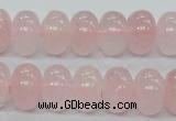 CRQ55 15.5 inches 10*16mm rondelle natural rose quartz beads