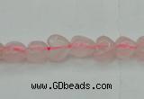 CRQ630 15.5 inches 8*8mm heart rose quartz beads wholesale