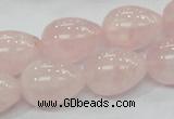 CRQ66 15.5 inches 15*20mm teardrop natural rose quartz beads wholesale