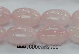 CRQ67 15.5 inches 15*20mm egg-shaped natural rose quartz beads