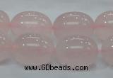 CRQ68 15.5 inches 16*20mm egg-shaped natural rose quartz beads