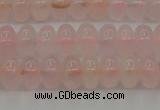 CRQ682 15.5 inches 5*8mm rondelle rose quartz beads wholesale