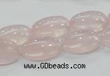 CRQ77 15.5 inches 12*20mm oval natural rose quartz beads wholesale