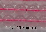 CRQ851 15.5 inches 8mm round natural rose quartz gemstone beads