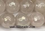 CRQ867 15 inches 10mm faceted round AB-color rose quartz beads