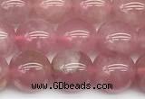 CRQ906 15 inches 8mm round Madagascar rose quartz beads