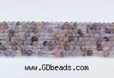 CRU1011 15.5 inches 5mm round mixed rutilated quartz beads