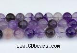 CRU1016 15.5 inches 14mm round mixed rutilated quartz beads