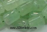 CRU134 15.5 inches 12*17mm column green rutilated quartz beads