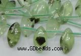 CRU136 15.5 inches 9*17mm marquise green rutilated quartz beads