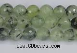 CRU801 15.5 inches 6mm faceted round prehnite gemstone beads