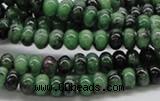 CRZ05 15.5 inches 4*6mm rondelle ruby zoisite gemstone beads Wholesale