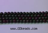 CRZ1110 15.5 inches 4mm round imitation ruby zoisite beads wholesale