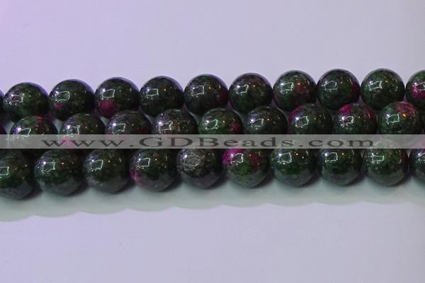 CRZ1113 15.5 inches 10mm round imitation ruby zoisite beads wholesale