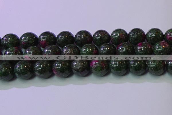 CRZ1115 15.5 inches 14mm round imitation ruby zoisite beads wholesale