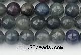 CRZ1160 15.5 inches 5mm round ruby sapphire gemstone beads