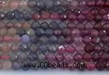 CRZ1202 15 inches 2mm faceted round ruby sapphire beads