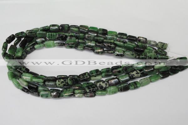 CRZ50 15.5 inches 8*12mm rectangle ruby zoisite gemstone beads