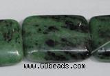 CRZ69 15.5 inches 25*35mm rectangle ruby zoisite gemstone beads