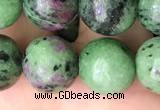 CRZ774 15.5 inches 12mm round ruby zoisite beads wholesale