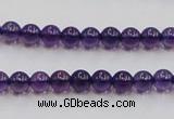 CSA03 15.5 inches 6mm round synthetic amethyst beads wholesale