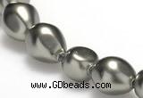 CSB02 16 inches 12*16mm nugget shell pearl beads Wholesale