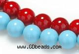 CSB06 16 inches 8mm round shell pearl beads Wholesale