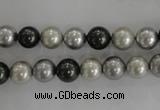 CSB1038 15.5 inches 8mm round mixed color shell pearl beads