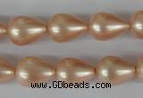 CSB110 15.5 inches 11*15mm teardrop shell pearl beads wholesale