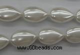 CSB1160 15.5 inches 12*18mm flat teardrop shell pearl beads