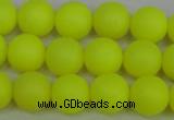 CSB1316 15.5 inches 6mm matte round shell pearl beads wholesale