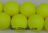 CSB1319 15.5 inches 12mm matte round shell pearl beads wholesale