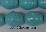 CSB132 15.5 inches 18*22mm nuggets shell pearl beads wholesale