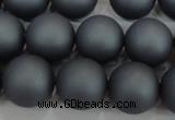 CSB1327 15.5 inches 8mm matte round shell pearl beads wholesale