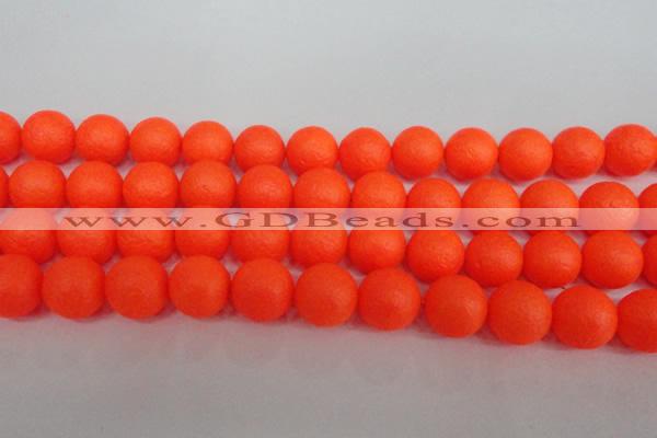 CSB1342 15.5 inches 8mm matte round shell pearl beads wholesale