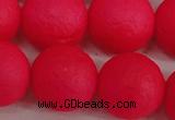 CSB1349 15.5 inches 12mm matte round shell pearl beads wholesale